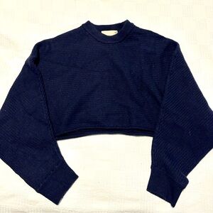Wilfred Free Aritzia Cropped Sweater